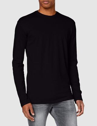4x 5-pak heren shirt met lange mouwen maat 2XL Lower East, zwart
