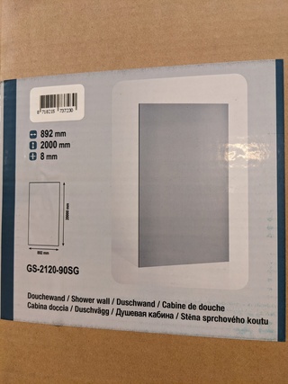 Douchewand, GS-2120-90SG