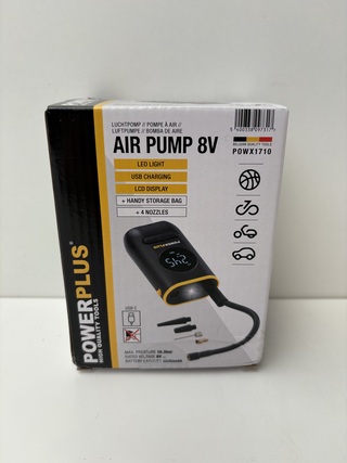 Air pump 8V Powerplus