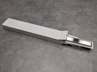 Douche drain, RVS geborsteld