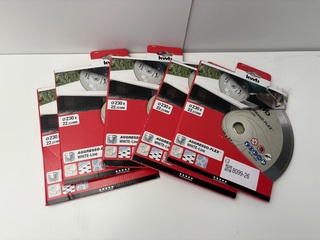 5x Diamantschijf 230mm tegel KWB