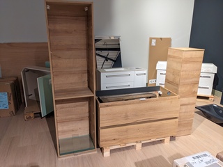 3x Badkamer meubel