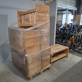 6x Houten Tafel