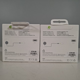 2x Draadloze oplader, Apple, MagSafe charger