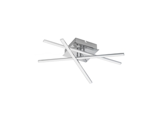 Eglo Lasana 1  Wand/Plafondlamp  1 Lichts  Chroom  Wit