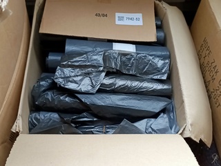 Partij diverse afvalzakken