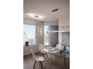 Eglo Lasana 1  Wand/Plafondlamp  1 Lichts  Chroom  Wit