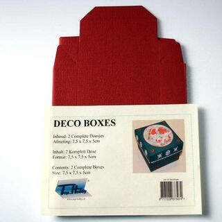 Ca. 485x Deco boxes pakjes – rechthoek en vierkant