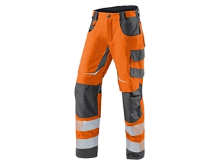 Kübler Zomerbroek PSA 2 vorm 2407 maat 29K waarschuwing oranje/antraci