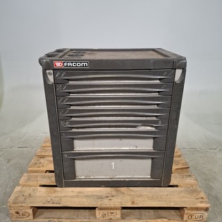 Deels gevulde gereedschapswagen (zonder wielen), Facom, Jet XL
