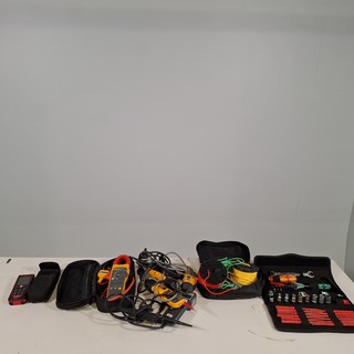 Assortiment meetinstrumenten en handgereedscha0, O.a. Fluke/Leica