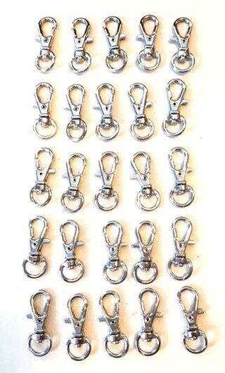 Sleutelhanger 23mm en ketting 6cm
