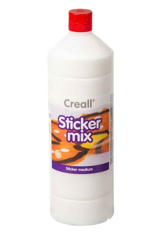 Ca. 31x Lijmpomp, creall sticker mix, decoupage vernis glans – 100ml –