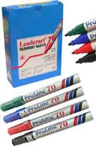 Ca. 1600x Leader art 70 – permanent marker – groen