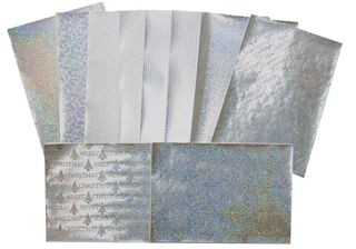 Ca. 28000x A4 vellen assorti holografisch papier – circa 10 designs