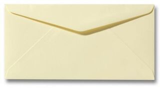 Ca. 15000x Enveloppen – 11 x 22cm – ivoor/gebroken wit