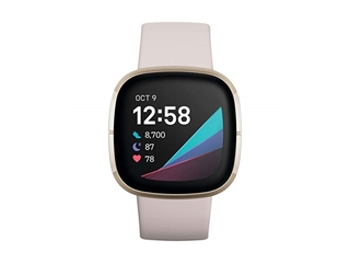 FitBit Sense Advanced Smartwatch Wit/ Soft Gold Stainless Steel