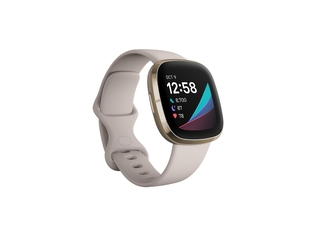 FitBit Sense Advanced Smartwatch Wit/ Soft Gold Stainless Steel