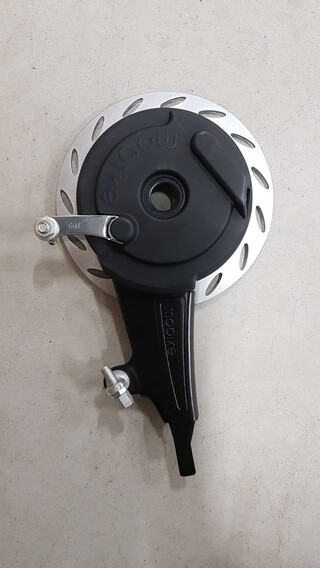 ca.200x Trommelrem (voorwiel) 8x doos, Chroom + zwart