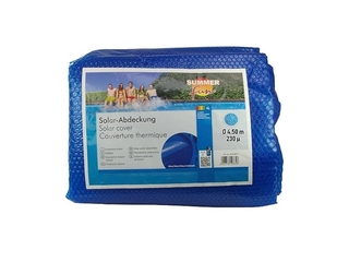 Summer  Fun  Zomerzwembadhoes  solar  rond  450  cm  PE  Blauw