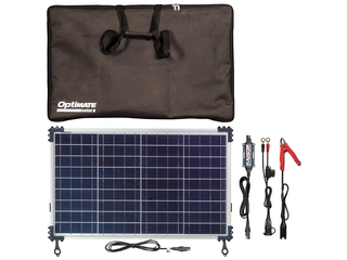 TecMate OptiMate Solar DUO 40W Travel Kit TM522D4TK 6stappen 12V / 12.
