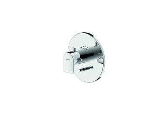 Milano 3564072 kantenklare set voor UPvul en Douchethermostaat Chroom