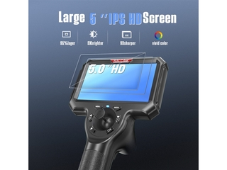 Ralcam Endoscoop Camera 6.0mm  360° Inspectie Camera met Licht 5.0″ HD