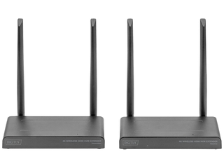 Digitus Draadloze HDMI KVM Extender Set  Bereik tot 150 m  UltraHD 4k/