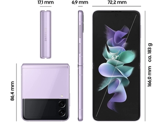 Samsung Galaxy Z Flip3 5G Smartphone 128 GB intern geheugen 8 GB RAM P