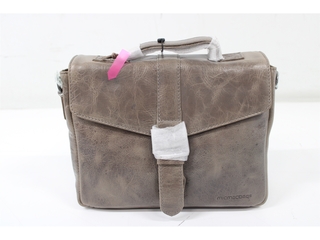 Micmacbags Porto Schoudertas  Grijs  100% Leer