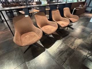 4x Fauteuil, Satelliet, draaibaar