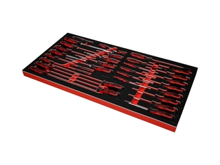 KS Tools Schroevendraaierset in schuimrubberen inzet, 33 stuks