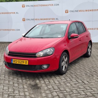 Personenauto, Volkswagen, Golf 1.2 TSI Bluemotion, rood, 2010