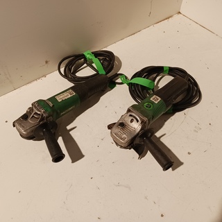 2x Haakse slijper, Hikoki, G 13SE2(S) en G 13SE3
