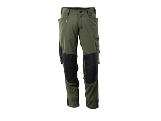 Mascotte Broek met kniezakken, stretchstofBroek maat 82C46 Mosgroen