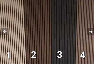Ca. 16x Akoestisch wandpaneel eik  260×60, SanderZ, (1), Eiken oak, 20