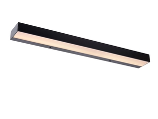 Lucide Alexa Wandlamp Badkamer LED 1x8W 3000K IP44 Zwart