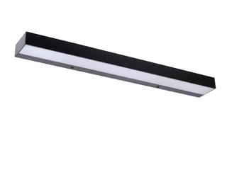 Lucide Alexa Wandlamp Badkamer LED 1x8W 3000K IP44 Zwart