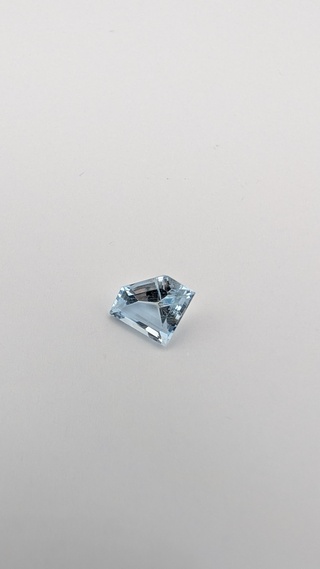 Aquamarine | Fancy Step Cut | 1.21cts, Blauw