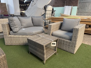 Loungeset 3-delig Fonteyn, denza