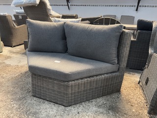 Loungebank 160×85 cm, bruin