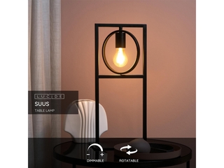 Lucide Suus Tafellamp 1xE27 Zwart 00527/01/30