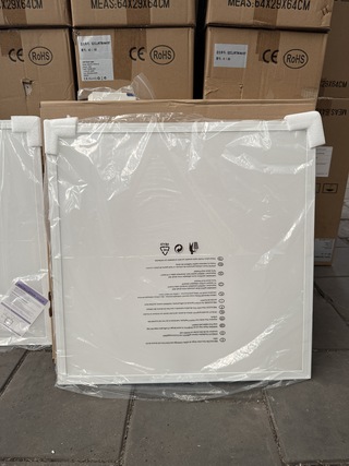 6x Led panel light 36w 4000k 595x595x30 mm Ellipz lighting
