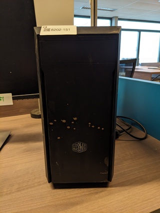 Computer met monitor Coolermaster, core i7 8th Gen
