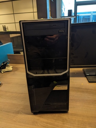 Computer met 2x monitor