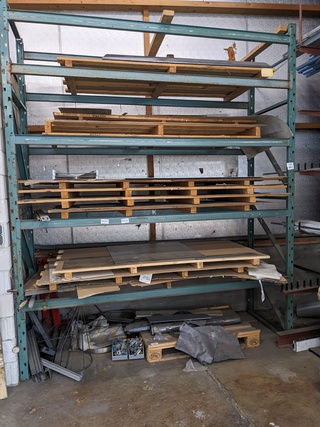 Partij metalen, rvs en aluminium profielen