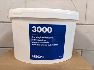 9x emmer a 10 kilo Wandbekledingslijm, Vescom, 3000