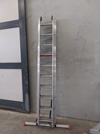 3-Delige ladder Altrex, 3x 10 treeds