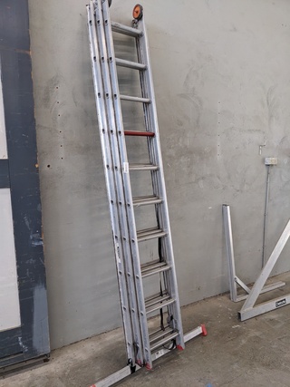 3-Delige ladder Altrex, 3x 10 treeds