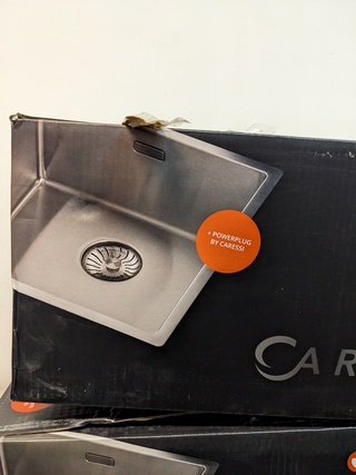 2x Spoelbak Caressi, Capp40R10